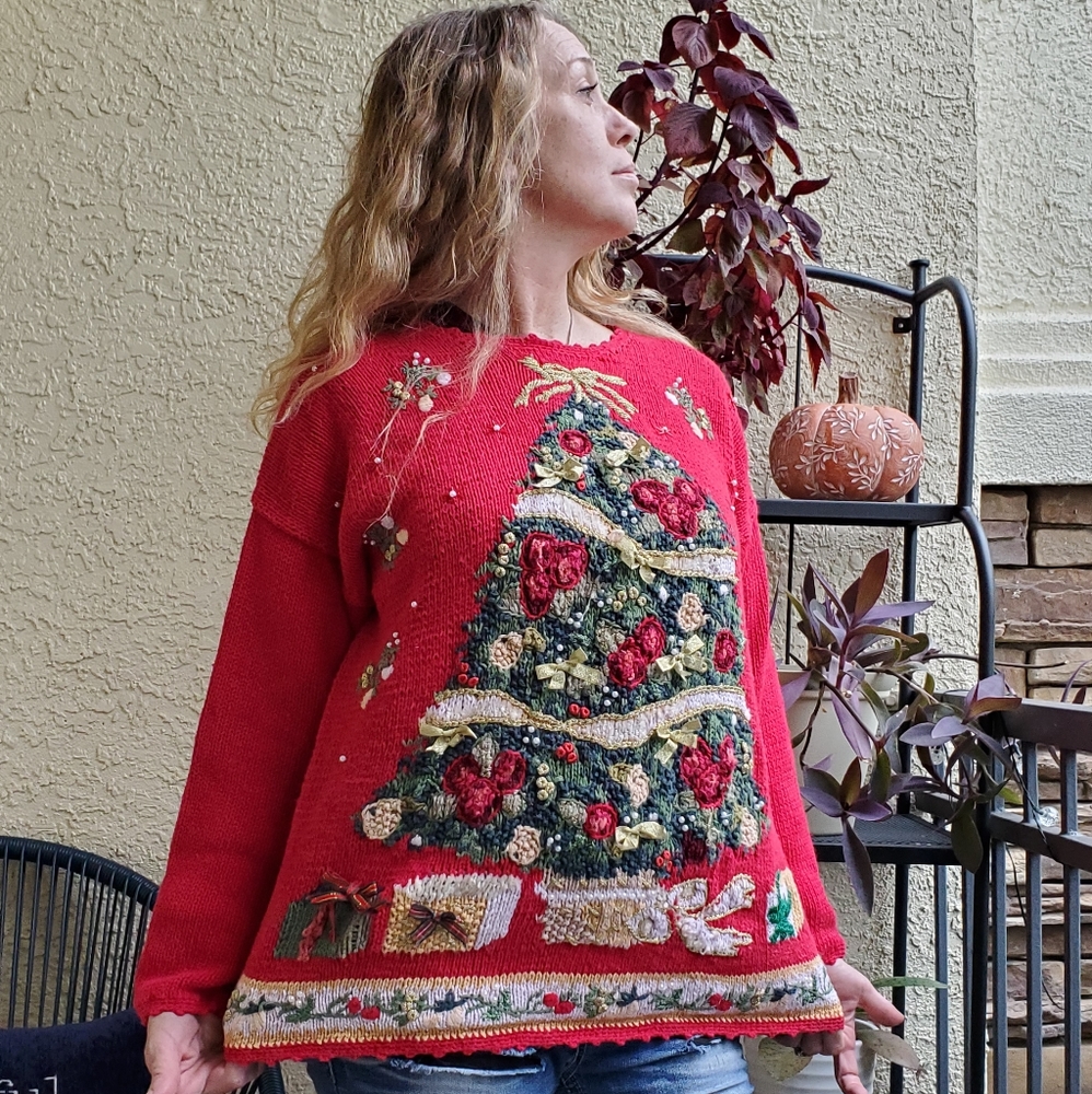 SOLD! Vintage Christmas Sweater
